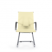 Кресло СН-300 Кайман Н/п soft хром S-0415 (желто-бежевый)