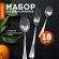 Набор столовых приборов STANDARD 18 шт., 6 персон серебристый нержавеющая сталь, гофрокартон, DASWERK (ДАСВЕРК), 881141, 609074