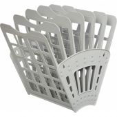 Лоток для бумаг Attache Веер сборный на 6 отделений серый юк