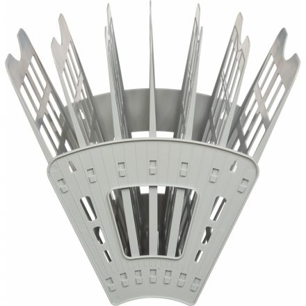 Лоток для бумаг Attache Веер сборный на 6 отделений серый юк