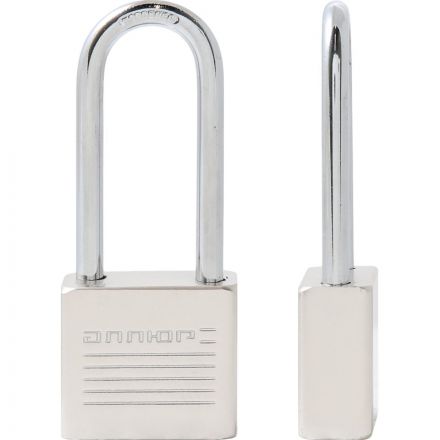 Замок навесной УЗК_Аллюр ВС1Ч-032Д (32хd=5х44)чугун(16694)хром(дл.дуж/5кл)