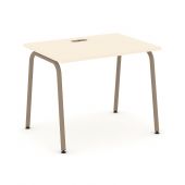 Estetica Стол рабочий ES.SP-1-LK Сатин/Латте металл 980*730*750