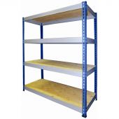 Стеллаж металлический MZ_МКФ15614-2.5   груз. 4 полки 1525х610х2500