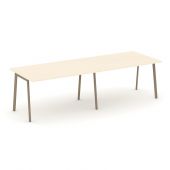Estetica Стол переговорный ES.PRG-2.3-P Сатин/Латте металл 2760*980*750