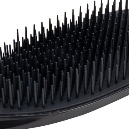 Расческа для волос массажная 22,5х6,5 см, чёрная + щетка для чистки В ПОДАРОК, MONTE VITA (МОНТЕ ВИТА), 457429