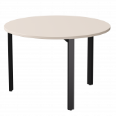 Стол переговорный Everprof EVO D1100 1100x755 Кашемир/Черный