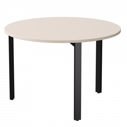 Стол переговорный Everprof EVO D1100 1100x755 Кашемир/Черный