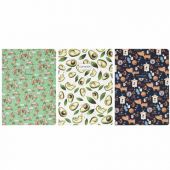 Тетради 40 л. в клетку обложка SoftTouch, НАБОР 3 шт., бежевая бумага 70 г/м2, сшивка, А5 (147х210 мм), PATTERN, BRAUBERG, 403792