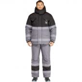 Костюм рабочий зимний мужской з50-КПК СОП сер/черн р.64-66/170-177 Костюм рабочий зимний мужской з50-КПК СОП сер/черн р.64-66/170-177