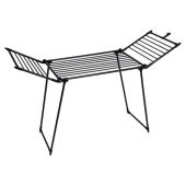 Сушилка напольная для белья раскладная, 3 зоны сушки, 19 метров, LAIMA HOME TRIO BLACK, 700470