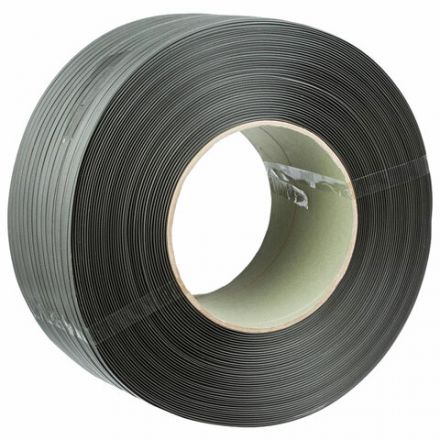 Стреппинг лента полипропиленовая, серая, 12 мм х 0,6 мм, длина 2300 метров, 609092 Стреппинг лента полипропиленовая, серая, 12 мм х 0,6 мм, длина 2300 метров, 609092