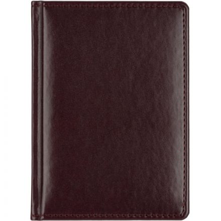 Ежедневник датированный 2026 АТТАСНЕ А6, 176л, 110х155мм Каньон, бордовый