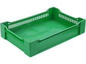 Ящик 600х400х135 дно сплошное зелёный Ящик 600х400х135 дно сплошное зелёный