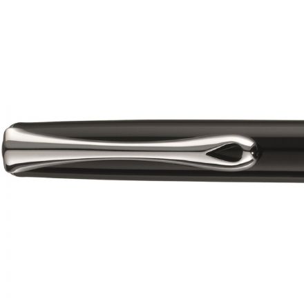 Ручка перьевая DIPLOMAT Traveller black lacquer F синий D10424950