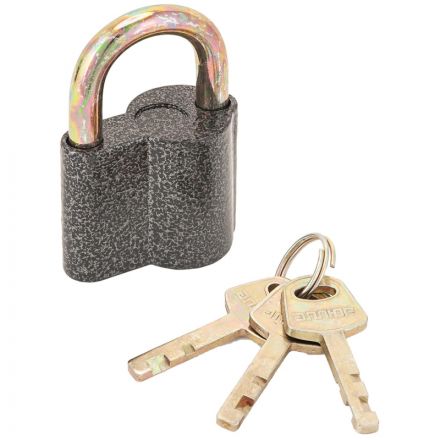 Замок навесной УЗК Аллюр ВС2-26С (44xd=8) алюм.сплав антич/серебро (3кл)