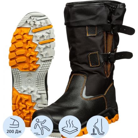 Сапоги Север ПУ/НР с ПП утепленные р 43 (115340)