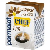 Сливки ультрапастеризованные Parmalat 11% 0,2л