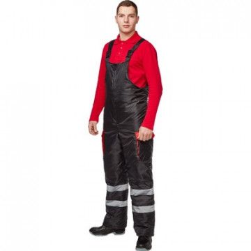 Костюм рабочий зимний з26-КПК черн/красн (р.44-46) 170-176