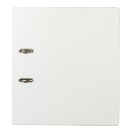 Папка-регистратор BRAUBERG с двухсторонним покрытием из ПВХ, 70 мм, белая, 222651