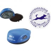 Оснастка для печати кругл. карман. Stamp Mouse R40 синяя Colop