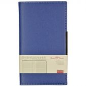 Еженедельник недатированный Bruno Visconti Metropol искусственная кожа А6 80 листов синий (102x177 мм)