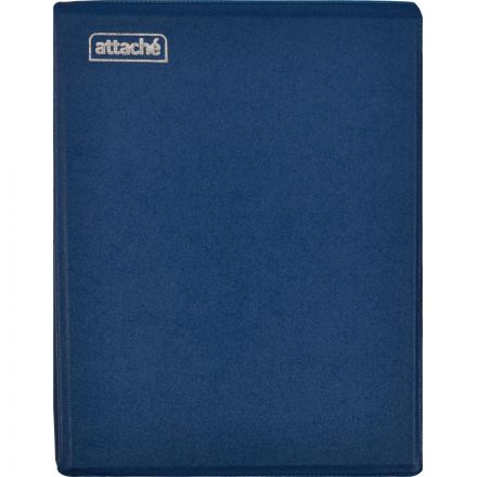 Бизнес-тетрадь А5 80л ATTACHE, на кольцах,синий, обложка ПВХ Бизнес-тетрадь А5 80л ATTACHE, на кольцах,синий, обложка ПВХ