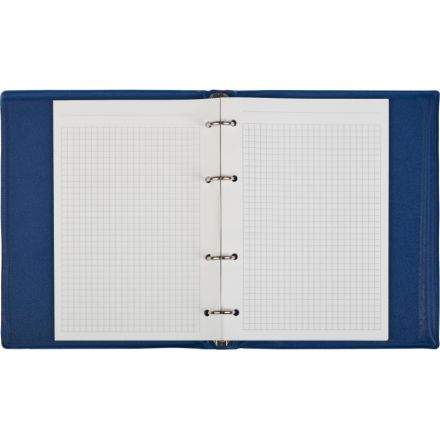 Бизнес-тетрадь А5 80л ATTACHE, на кольцах,синий, обложка ПВХ Бизнес-тетрадь А5 80л ATTACHE, на кольцах,синий, обложка ПВХ