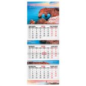 Календарь квартальный на 2026 г., 3 блока, 3 гребня, бегунок, мелованная бумага, BRAUBERG EXTRA, "Южный берег", 116817 Календарь квартальный на 2026 г., 3 блока, 3 гребня, бегунок, мелованная бумага, BRAUBERG EXTRA, "Южный берег", 116817