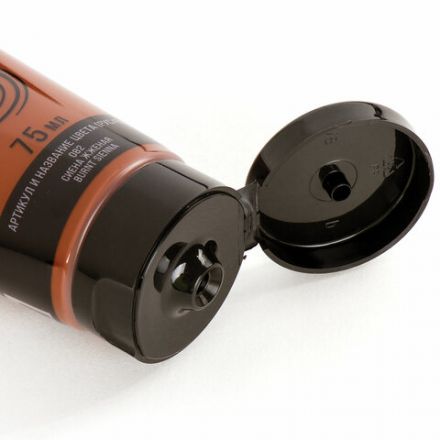 Краска акриловая художественная BRAUBERG ART CLASSIC, туба 75 мл, СИЕНА ЖЖЕНАЯ, 191111