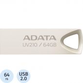 Флеш-память ADATA 64GB AUV210-64G-RGD SILVER Флеш-память ADATA 64GB AUV210-64G-RGD SILVER