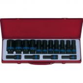 Набор головок ударных глубоких 1/2, шестигран., 10-32 мм, 15 пр. KING TONY