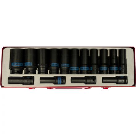 Набор головок ударных глубоких 1/2, шестигран., 10-32 мм, 15 пр. KING TONY