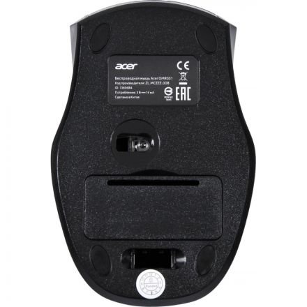 Мышь компьютерная Acer OMR031, черно-синий
