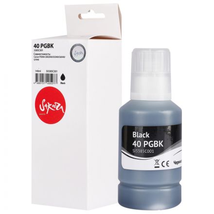 Чернила Sakura 3385C001 пиг.чер.140 мл.для Canon PIXMA G5040/G6040/G7040