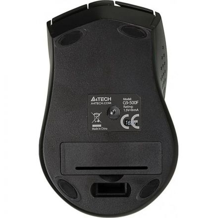 Мышь компьютерная A4Tech V-Track G9-500F чер опт (1000dpi) беспровод USB1.1