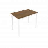 Slim Стол письменный на металлокаркасе С.СП-3.1 Орех/Белый металл 980*600*750