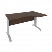 Riva Metal-L Стол криволинейный правый ПЛ.СА-2 (R) Венге/Тёмно-серый металл 1400*900*750 Riva Metal-L Стол криволинейный правый ПЛ.СА-2 (R) Венге/Тёмно-серый металл 1400*900*750