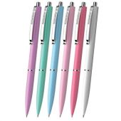 Ручка шариковая автоматическая SCHNEIDER (Германия) "K15 Pastel", СИНЯЯ, пастель ассорти, узел 1 мм, 130840