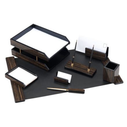 Набор настольный GALANT "Blackwood" из дерева, 8 предметов, цвет "чёрное дерево", 238165 Набор настольный GALANT "Blackwood" из дерева, 8 предметов, цвет "чёрное дерево", 238165
