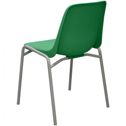 Стул GL_Комус Мебель Стрит RAL 9006, (пластик зеленый)