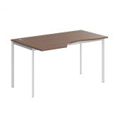 Стол эргономичный СА-2S(L) Ясень Шимо/Белый 1400х900х755. IMAGO-S Стол эргономичный СА-2S(L) Ясень Шимо/Белый 1400х900х755. IMAGO-S