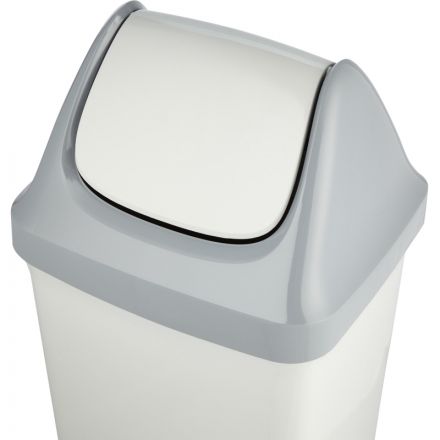 Контейнер для мусора Luscan  Swing серый, 50л