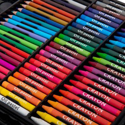 Набор ЮНОГО ХУДОЖНИКА "ЮНЫЙ ХУДОЖНИК" для рисования и творчества, ПИФАГОР, 170 предметов, 665672