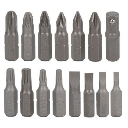 Набор бит и торцевых головок с трещоткой 1/4", 27 предметов, пластиковый бокс, ГРАНДМАСТЕР, 671327 Набор бит и торцевых головок с трещоткой 1/4", 27 предметов, пластиковый бокс, ГРАНДМАСТЕР, 671327