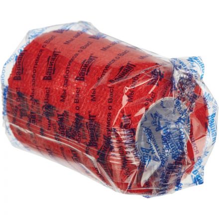 Перевяз. ср-ва Бинт самофикс эласт 4м х 6см красный Вариант ШК60952