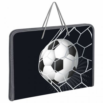 Папка для труда на молнии с ручками ПИФАГОР А4, 1 отделение, пластик, органайзер, "Ball kick", 272229 Папка для труда на молнии с ручками ПИФАГОР А4, 1 отделение, пластик, органайзер, "Ball kick", 272229