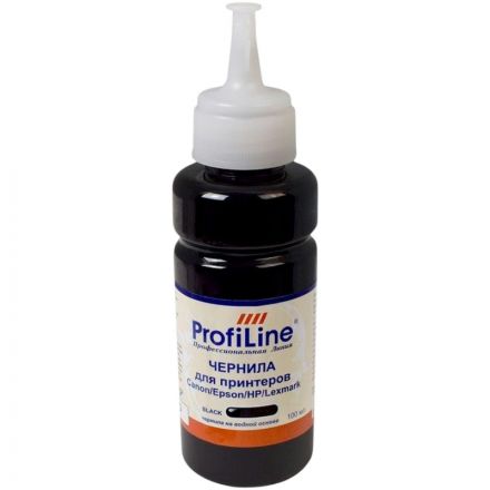 Универсальные чернила ProfiLine Premium для Canon/Epson/HP черные 100 мл Универсальные чернила ProfiLine Premium для Canon/Epson/HP черные 100 мл