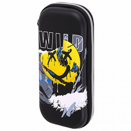 Пенал BRAUBERG, 1 отделение, 1 откидная планка, EVA, 22х10х5 см, "Wild face", 272337 Пенал BRAUBERG, 1 отделение, 1 откидная планка, EVA, 22х10х5 см, "Wild face", 272337