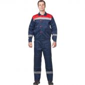 Костюм рабочий летний муж. л20-КБР син/красн (р.44-46) 182-188 (Арсенал-СП)
