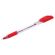Ручка шариковая масляная BRAUBERG "Extra Glide GT", КРАСНАЯ, трехгранная, узел 0,7 мм, линия письма 0,35 мм, 142920